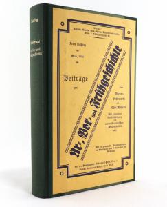 Kießling, Franz (Verf.). Beiträge zur Ur-, Vor- und Frühgeschichte von Niederösterreich und Südmähren. Nebst Mitteilungen über mittelalterliche Burgen und Keramik etc. Mit besonderer Berücksic...