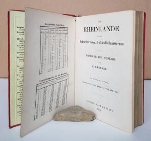 Baedeker, Karl. Die Rheinlande von der Schweizer bis zur Holländischen Grenze.