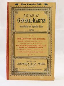 Steinhauser, A., Peucker, K. Artaria´s General-Karten der österreichischen und ungarischen Länder. Nr. 2, Ober-Österreich und Salzburg.