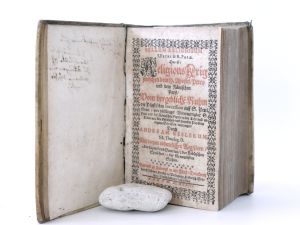 Kessler, Andreas. Bellum Religiosum S. Petri & R. Papae. Das ist / Religionskrig zwischen dem H. Apostel Perro und dem Römischen Papst / Vom vergebliche Ruhm der Päpstischen Succession auff S. Petri...