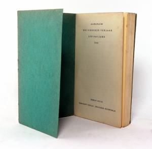 Spitzer, Moritz (Hrsg.). Almanach des Schocken Verlages auf das Jahr 5698