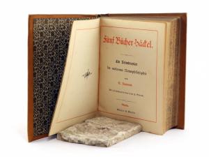 Reymond, M. Fünf Bücher Häckel. Ein Reimbrevier der modernen Naturphilosophie. Drei Bücher: Genesis, Exodus und Leviticus.