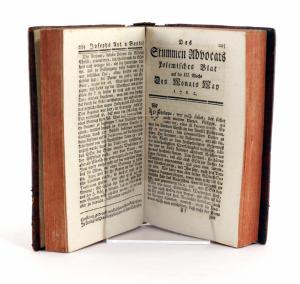 Bandel, Joseph Ant. v. Des Stummen Advocats Politisches Blat. Anno 1762.