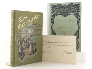 Chiavacci, Vincenz. 1: Eine, die´s versteht. Lokal-politische Standreden der Frau Sopherl vom Naschmarkt. 2: Bei uns z´Haus. Genrebilder aus dem Wiener Leben.