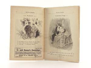 Garleutner, Josef (Hrsg.) und Moriz Mazak (Hrsg.). 1: Das kleine Witzblatt. 24 Hefte zwischen 1897 und 1903; 2: Wiener kleines Witzblatt. 12 Hefte zwischen 1901 und 1903.