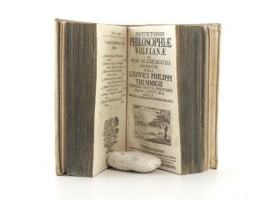 Thümmig, Ludwig Philipp. Institutiones Philosophiae Wolfianae in Usus Academicos Adornatae opera Ludovici Philippi Thümmigii .... Tomus Prior et Posterior.