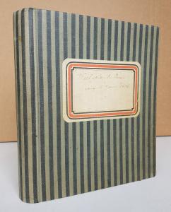Schweickhöfer, Ri(chard) (Generaldir.). Wirtschaftsbuch vom 1. Juni 1936 - 26. Juni 1943. Beiliegend 1 Rg. d. Fa. Franz Schaumann, Fuhrwerks-, Wirtschafts- und Weingärtenbesitzer, Bad Vöslau v. 2. ...