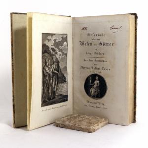 Cicero, Marcus Tullius. Gespräche über das Wesen der Götter in drey Büchern.