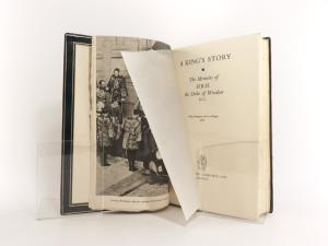 Edward Duke of Windsor. A King’s Story. The Memoirs of H. R. H. the Duke of Windsor K. G.