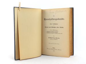 Prato, Katharina. Die Haushaltungskunde.