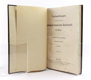 Verhandlungen der kaiserlich-königlichen zoologisch-botanischen Gesellschaft in Wien.
