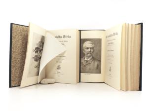 Stanley, Henry M. Im dunkelsten Afrika. Aufsuchung, Rettung und Rückzug Emin Pascha's, Gouverneurs der Aequatorialprovinz. Erster und Zweiter Band.
