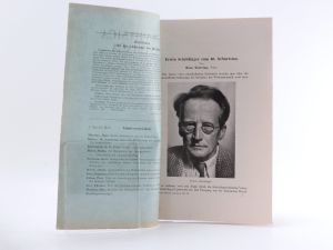 Schrödinger, Erwin. Die Besonderheit des Weltbildes der Naturwissenschaft.