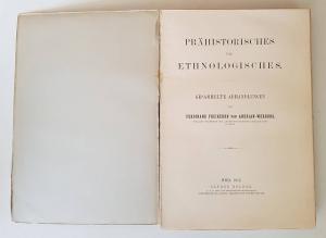 Andrian-Werburg, Ferdinand Freiherrn. Prähistorisches und Ethnologisches.