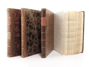 Enschut, A. Van.; De Brueijs, J. R. Jus Naturae; Jus Civile Belgicum secundum Codicem Napoleonticum; Jus Publicum et Gentium; Jus Criminale. &quote;In ordinem redegit H. C. Payen, jur. cand.&quote;
