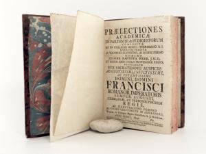Piker, Joannes Baptista. Praelectiones Academicae In Partem III. & IV. Digestorum Compositae, et in Collegio Regio-Theresiano S. J. nobilium traditae a Praenobili Clarissimo, Ac Consultissimo Domino ...
