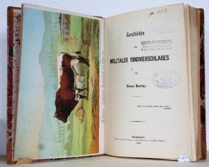 Martiny, Benno. Geschichte des Mölltaler Rindviehschlages.