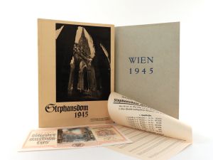 Göbel, J. Stephansdom 1945. Eine Bilderreihe aus dem Archiv des Kirchenmeisteramtes.