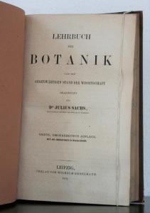 Sachs, Julius (Bearb.). Lehrbuch der Botanik nach dem gegenwärtigen Stand der Wissenschaft.
