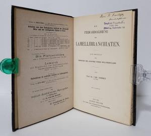 Grobben, Carl. Die Pericardialdrüse der Lamellibranchiaten. - WIDMUNGSEXEMPLAR -