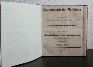 Pfaffenrath, C. von; William Löbe (Hrsg.). Landwirthschaftliche Dorfzeitung.