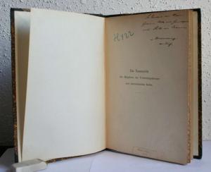 Seidler, Gustav. Die Immunität der Mitglieder der Vertretungskörper nach österreichischem Rechte. - WIDMUNGSEXEMPLAR -