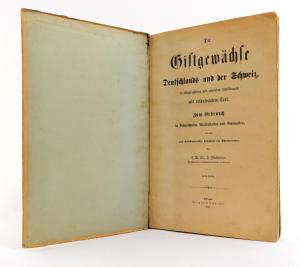 Hochstetter, Ch. F. Die Giftgewächse Deutschlands und der Schweiz, in lithographirten und colorirten Abbildungen mit erläuterndem Text. Zum Gebrauch in Volksschulen, Realanstalten und Gymnasien. Wie...