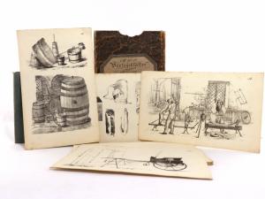 Vorlegeblätter zum Unterricht im Zeichnen. Handwerksgeräthe und Erzeugnisse. VII. Heft.