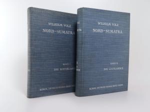Volz, Wilhelm. Nord-Sumatra. Bericht über eine im Auftrage der Humboldt-Stiftung der Königlich Preussischen Akademie der Wissenschaften zu Berlin in den Jahren 1904-1906 ausgeführte Forschungsreise...