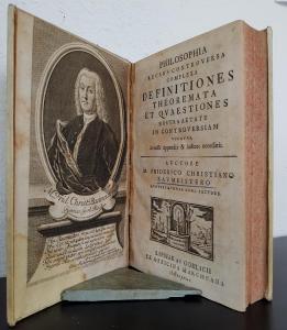 Baumeister, Fridrich Christian. Philosophia recens controversa complexa definitiones theoremata et quaestiones nostra aetate in controversiam vocatas.