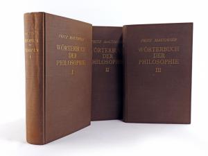 Mauthner, Fritz. Wörterbuch der Philosophie. Neue Beiträge zu einer Kritik der Sprache von Fritz Mauthner.