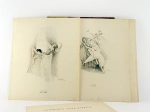Gaal, Margit. Songes Galantes. 12 Dessins par Margit Gaal. Édition privée.
