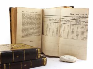 Perty, Maximilian. Naturgeschichte als philosophische und Humanitätswissenschaft für Naturforscher, Philosophen und das höher gebildete Publikum. I. bis III. Band.