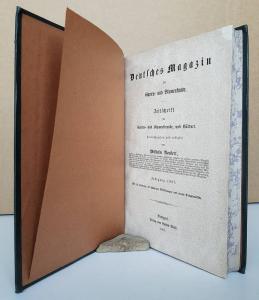 Neubert, Wilhelm (Hrsg. u. Red.). Deutsches Magazin für Garten- und Blumenkunde.