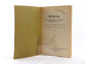 Arbeitsgemeinschaft &quote;Währinger Heimatkunde&quote; (Hrsg.). Währing. Ein Heimatbuch des 18. Wiener Gemeindebezirkes.