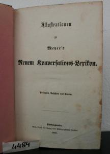 Illustrationen zu Meyer's Neuem Konversations-Lexikon.