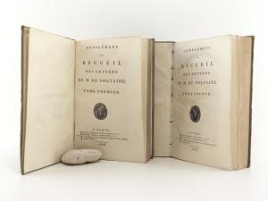 Supplément au Recueil des Lettres de M. de Voltaire. Tome Premier (1720-1764) et Tome Second (1764-1778).