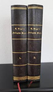 Vogt, Carl. Zoologische Briefe. Naturgeschichte der lebenden und untergegangenen Thiere,