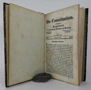 Häfner, L. (Hrsg.). Die Constitution. Tagblatt für constitutionelles Volksleben und Belehrung.