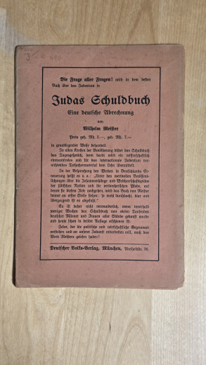 Drexler, Anton. Mein politisches Erwachen. Aus dem Tagebuch eines deutschen sozialistischen Arbeiters.