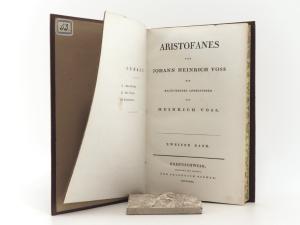 Voss, Heinrich. Aristofanes von Johann Heinrich Voss.