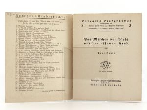 Köhler, Mela. 15 Konegens Kinderbücher mit Titelillustrationen von Mela Köhler + 13 von ihr illustrierte Postkarten.
