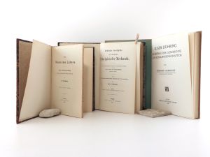 Dühring, E; Sammlung von 5 Büchern, 4 von Eugen Carl Dühring, 1 über denselben.