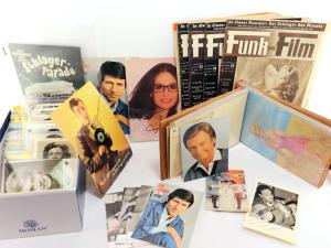 Schlagersänger der fünfziger und sechziger Jahre. Sammlung von 969 Memorabilien.