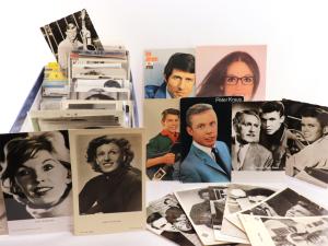 Schlagersänger der fünfziger und sechziger Jahre. Sammlung von 969 Memorabilien.