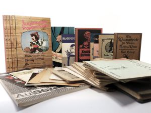 Konvolut Puppentheater-Zeitschriften, Textbücher u. Programme aus dem Besitz von Arminio Rothstein (Clown Habakuk).