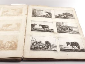 A collection of original etchings; consisting of 7 original plates, by Rembrandt. 6 after Rembrandt, by Vivares. 25 original plates, by Claude. 1660. 3 ditto, by Dominique Barriere. 1651. 5 ditto, by ...