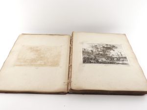 A collection of original etchings; consisting of 7 original plates, by Rembrandt. 6 after Rembrandt, by Vivares. 25 original plates, by Claude. 1660. 3 ditto, by Dominique Barriere. 1651. 5 ditto, by ...