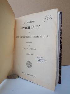 Petermann, A. Dr. A. Petermanns Mitteilungen aus Justus Perthes' geogaphischer Anstalt.