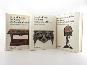 Kreisel, Heinrich und Georg Himmelheber. Die Kunst des deutschen Möbels. Möbel und Vertäfelungen des deutschen Sprachraums von den Anfängen bis zum Jugendstil.